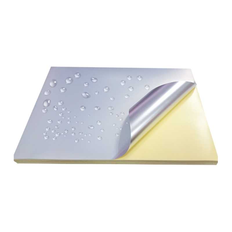 50um matná stříbrná fólie pro mazlíčky se žlutou silikonovou vložkou