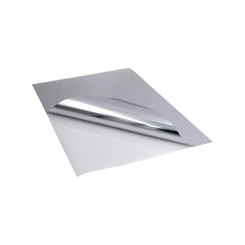 Materiál štítku PP s lesklým stříbrem