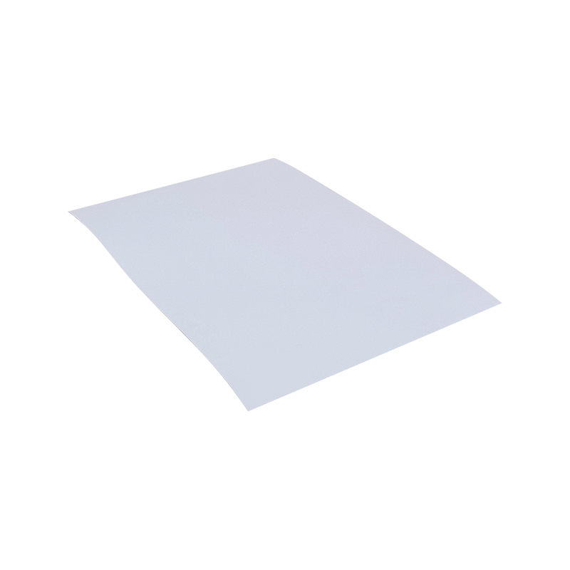 25um zářivě bílá samolepicí papírová samolepka na pneumatiky z hliníkového PET filmu 