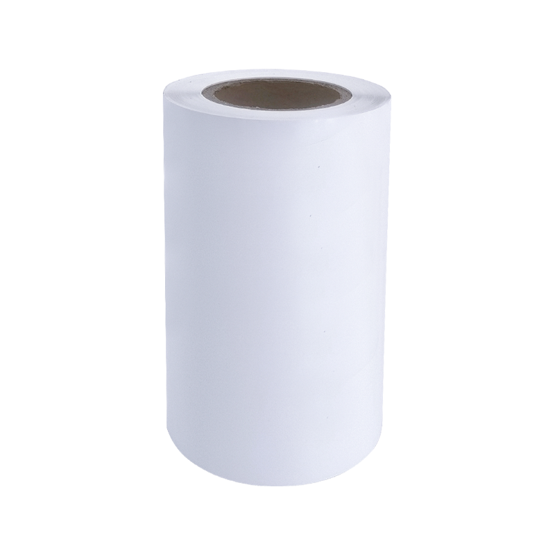 25um zářivě bílá samolepicí papírová samolepka na pneumatiky z hliníkového PET filmu 