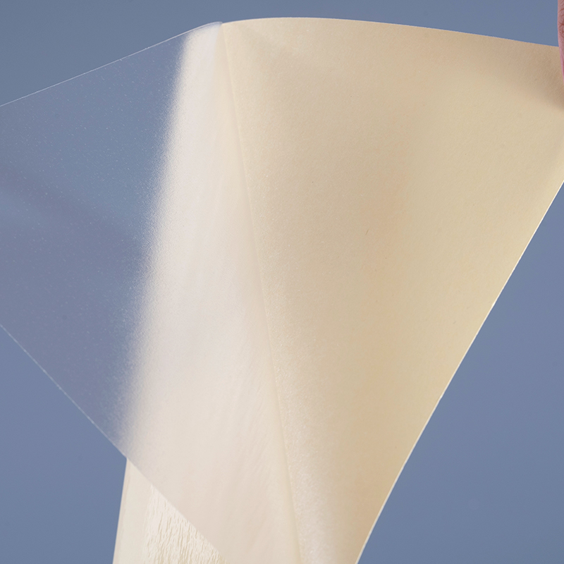 50mic transparentní samolepicí polyesterová fólie Vinyl Sticker Tisk štítků Jumbo Roll