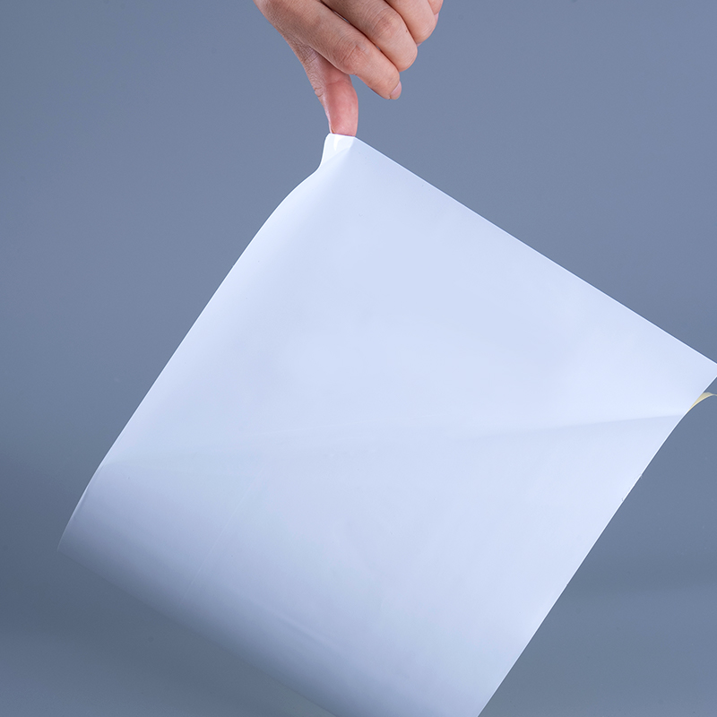 25mic lesklý PET vinylový filmový materiál štítků s akrylovým lepidlem Jumbo role pro inkoustový tisk