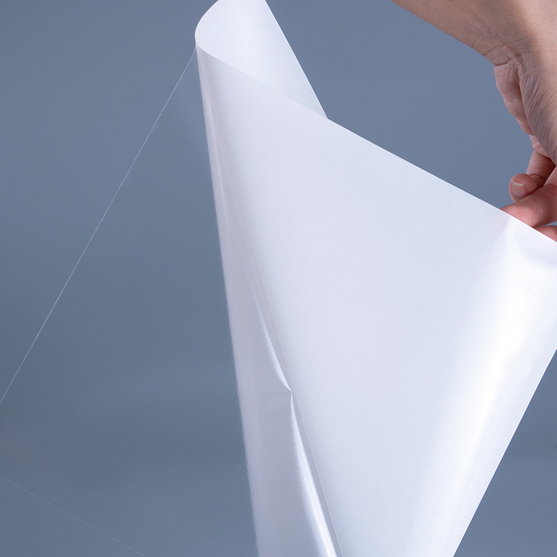 50mic transparentní samolepicí polyesterová fólie Vinyl Sticker Tisk štítků Jumbo Roll