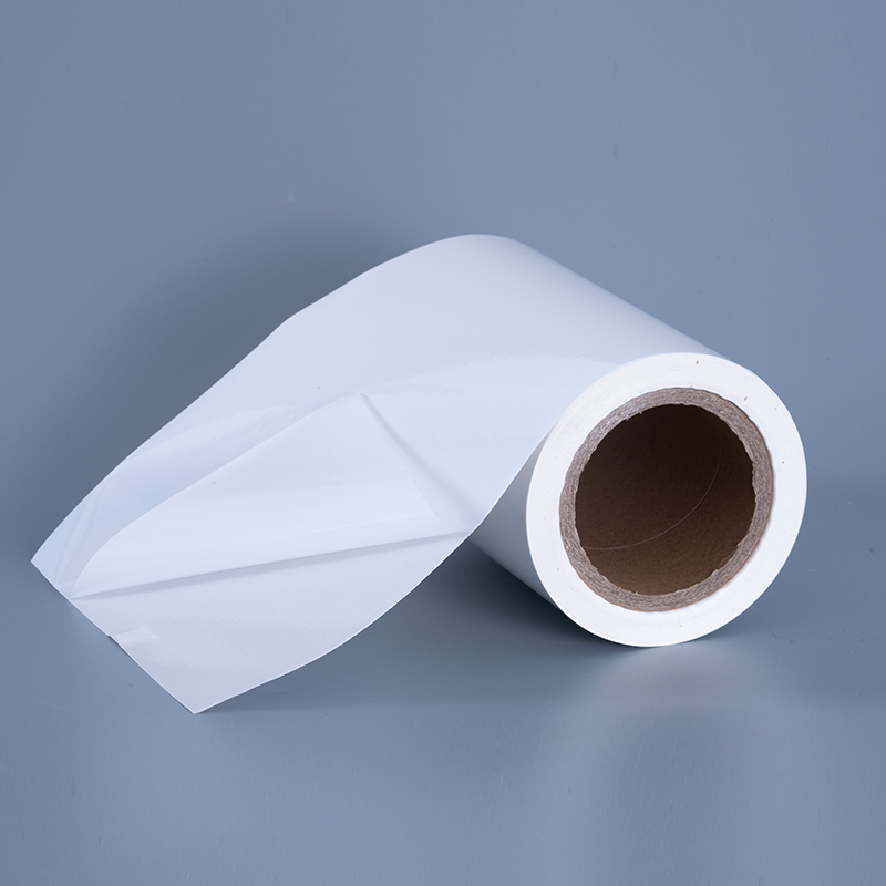 25mic lesklý PET vinylový filmový materiál štítků s akrylovým lepidlem Jumbo role pro inkoustový tisk