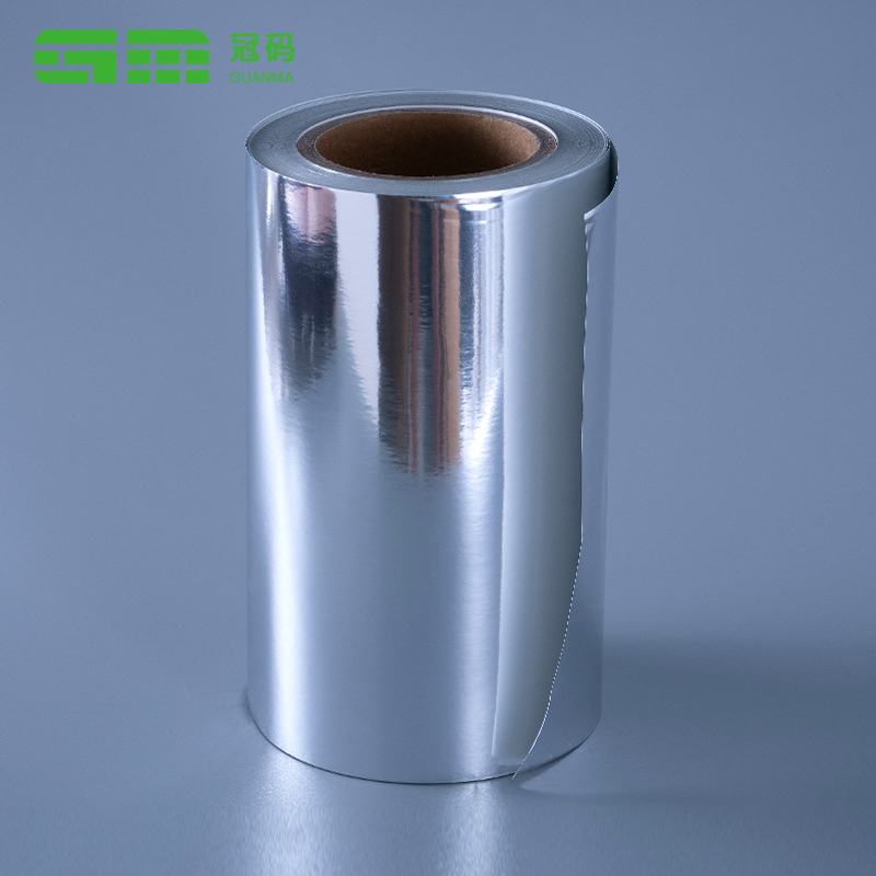 50mic lesklý stříbrný PP samolepicí papír Jumbo role s lepidlem na pneumatiky