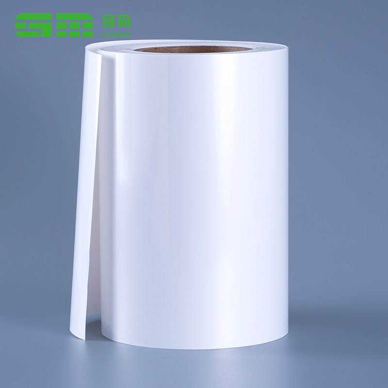 60mic lesklé bílé PP samolepicí etikety Papírová Jumbo role s odnímatelným lepidlem